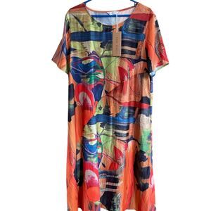 Tendency Multi-Colored Dress